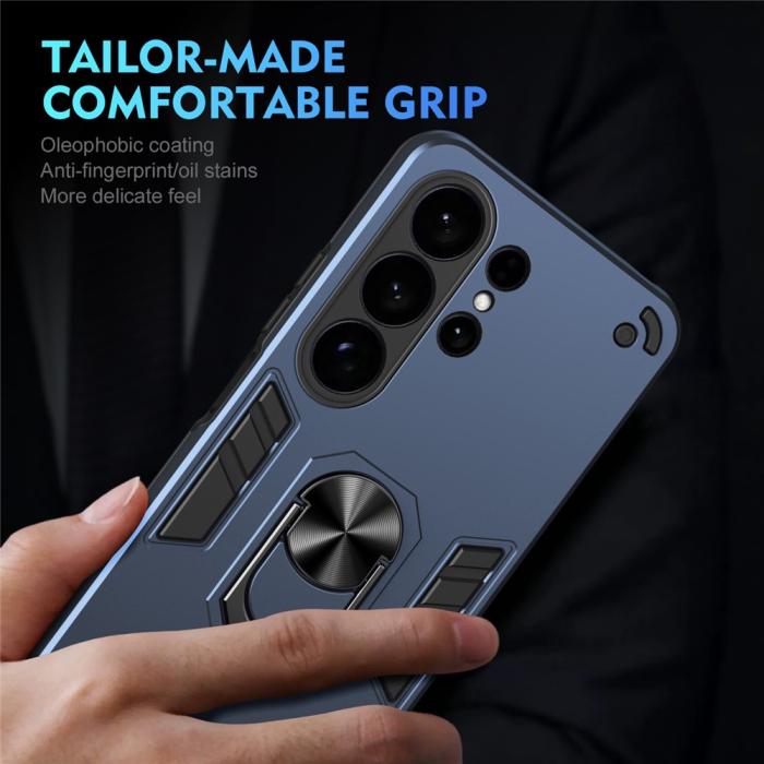 Bild 5, Samsung Galaxy S26 Ultra Skal Ring Hybrid Armor Blå