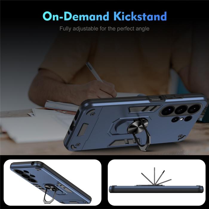 Bild 6, Samsung Galaxy S26 Ultra Skal Ring Hybrid Armor Blå