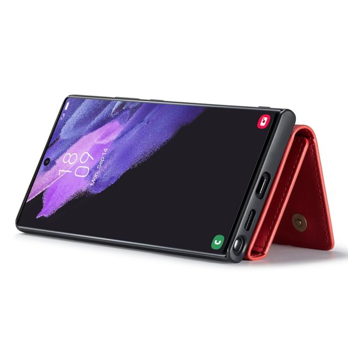 Bild 4, DG.MING Galaxy S26 Ultra 2in1 Skal Med Avtagbart Kortfack Röd