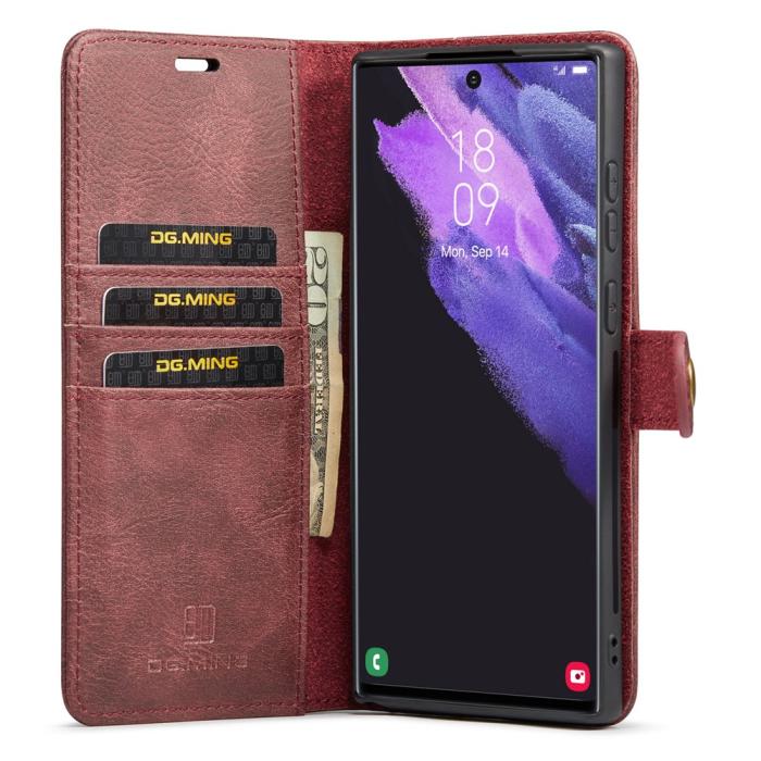 Bild 2, DG.MING Galaxy S26 Ultra 2in1 Magnet Fodral / Skal Röd
