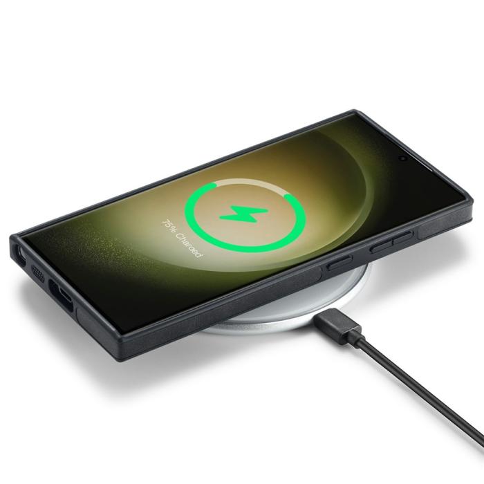 Bild 3, DG.MING Samsung Galaxy S26 Ultra Skal Läderbelagt Svart