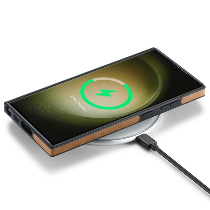 Bild 3, DG.MING Samsung Galaxy S26 Ultra Skal Läderbelagt Brun