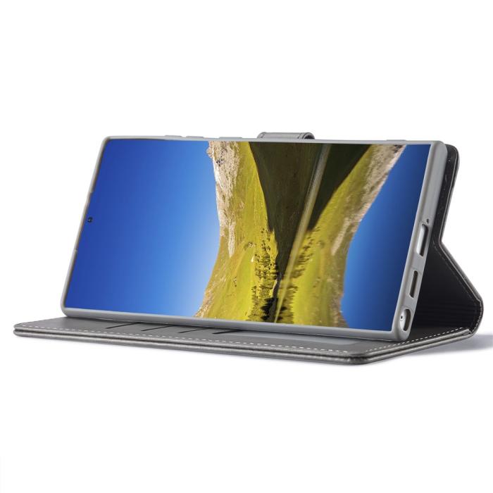 Bild 3, LC.IMEEKE Samsung Galaxy S26 Ultra Fodral Läder Grå