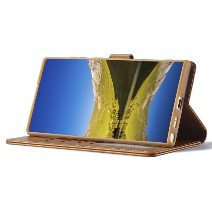 Bild 3, LC.IMEEKE Samsung Galaxy S26 Ultra Fodral Läder Brun