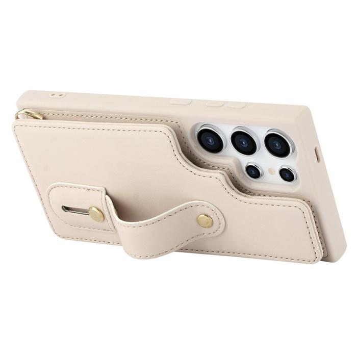 Bild 3, Samsung Galaxy S26 Ultra Skal Multifunktionellt Läder Beige