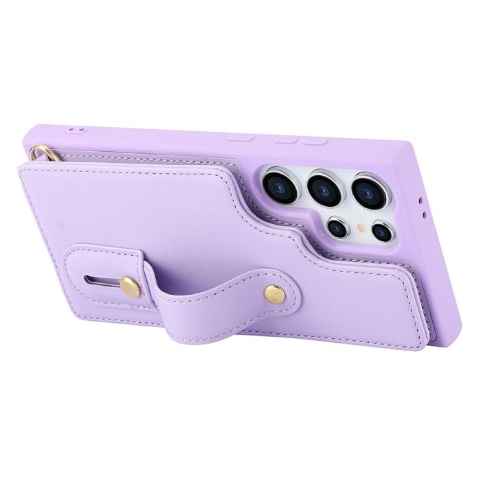 Bild 3, Samsung Galaxy S26 Ultra Skal Multifunktionellt Läder Lila