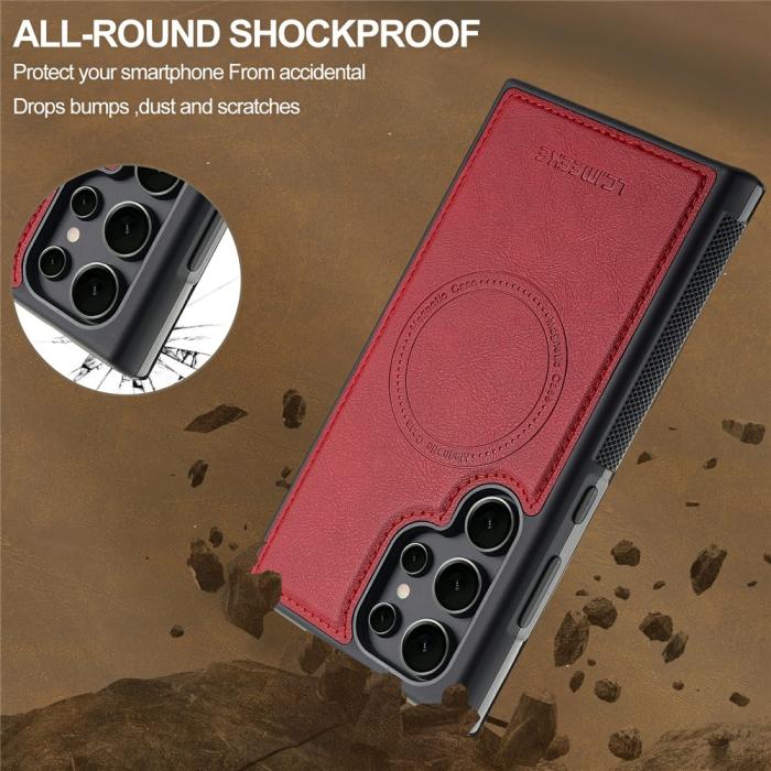 Bild 3, LC.IMEEKE Galaxy S26 Ultra Skal MagSafe Avtagbart Kortfack