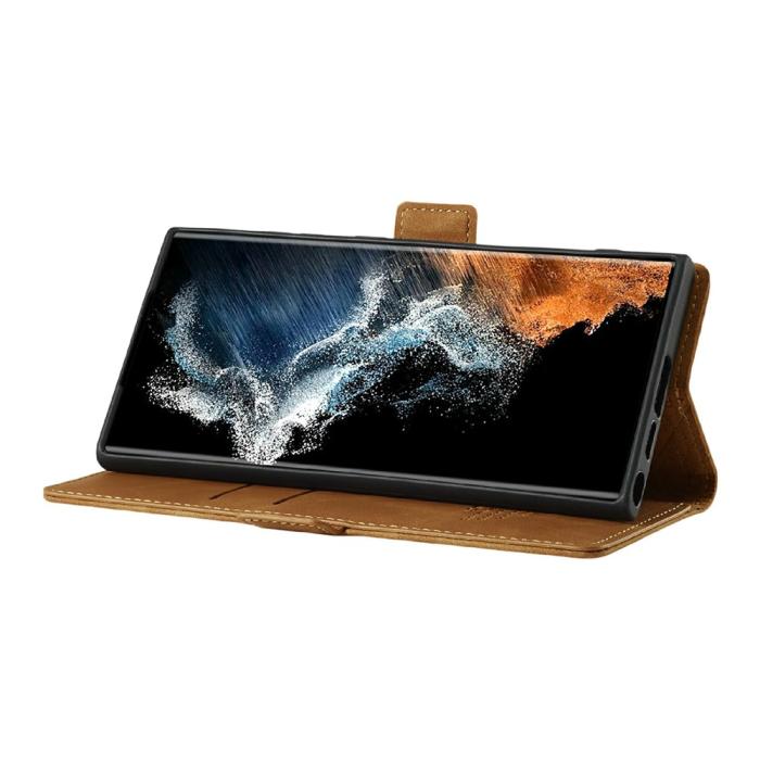Bild 3, LC.IMEEKE Samsung Galaxy S26 Ultra Fodral Läder Brun