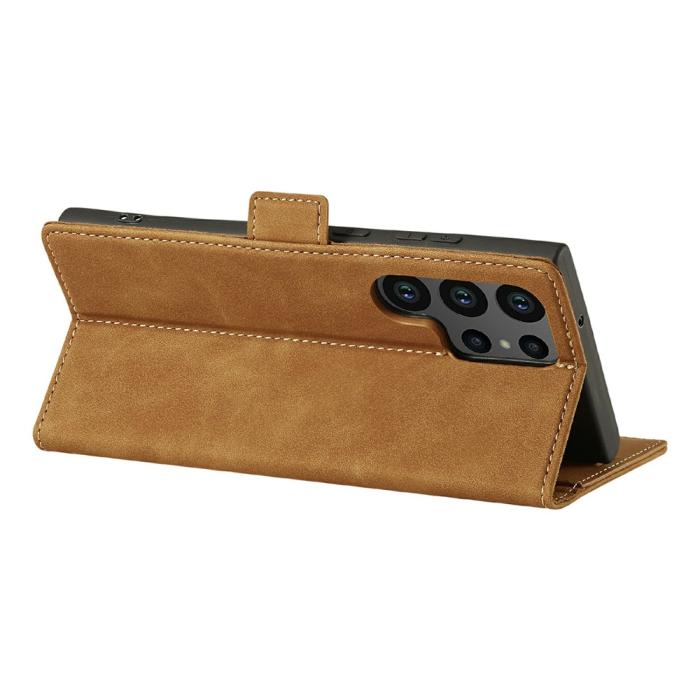 Bild 4, LC.IMEEKE Samsung Galaxy S26 Ultra Fodral Läder Brun