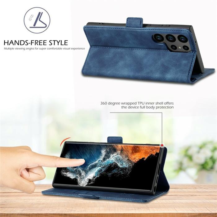 Bild 5, LC.IMEEKE Samsung Galaxy S26 Ultra Fodral Läder Blå