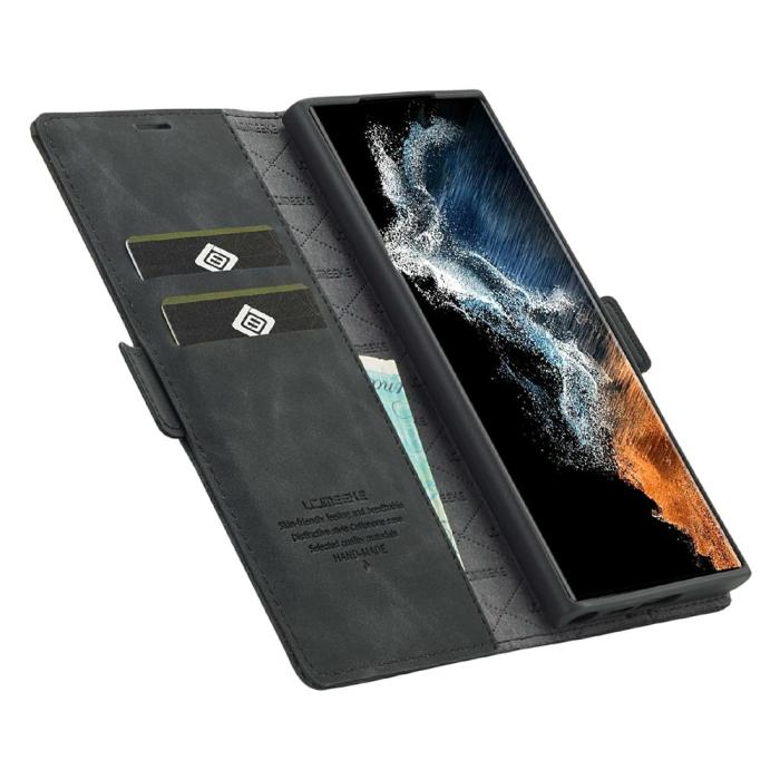 Bild 2, LC.IMEEKE Samsung Galaxy S26 Ultra Fodral Läder Svart