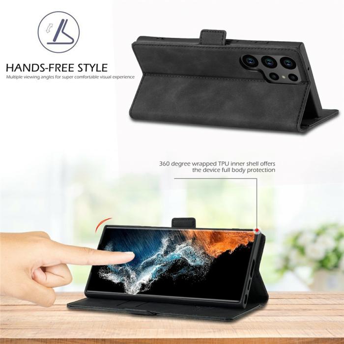 Bild 5, LC.IMEEKE Samsung Galaxy S26 Ultra Fodral Läder Svart