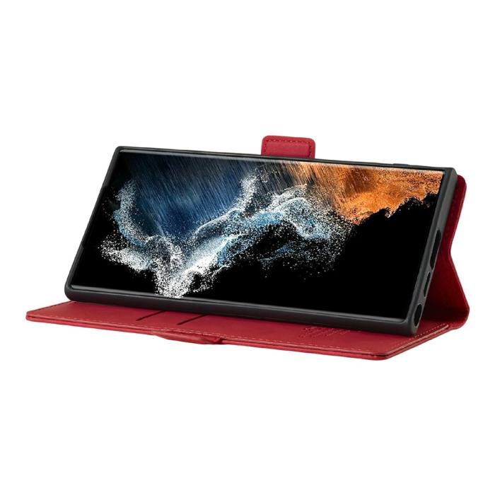 Bild 3, LC.IMEEKE Samsung Galaxy S26 Ultra Fodral Läder Röd