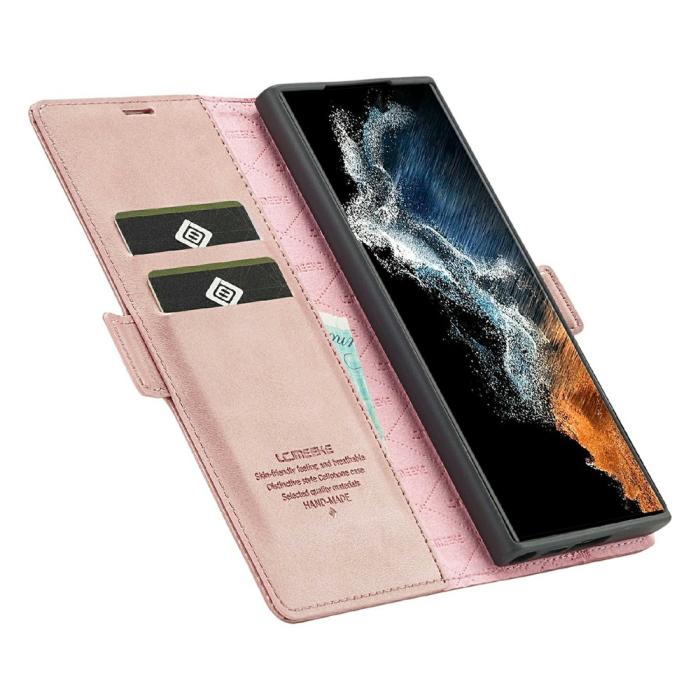 Bild 2, LC.IMEEKE Samsung Galaxy S26 Ultra Fodral Läder Roséguld