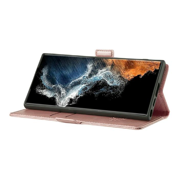 Bild 3, LC.IMEEKE Samsung Galaxy S26 Ultra Fodral Läder Roséguld