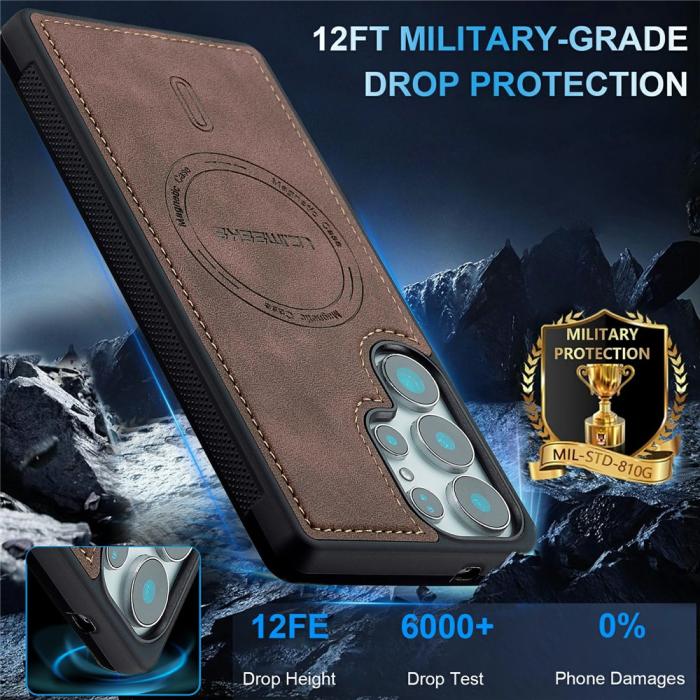 Bild 4, LC.IMEEKE Samsung Galaxy S26 Ultra Skal MagSafe Läder