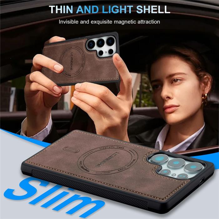 Bild 6, LC.IMEEKE Samsung Galaxy S26 Ultra Skal MagSafe Läder