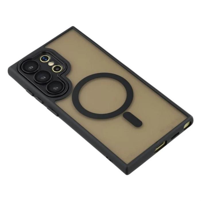 Bild 4, WANLONFENG Galaxy S26 Ultra Skal MagSafe Shockproof Svart