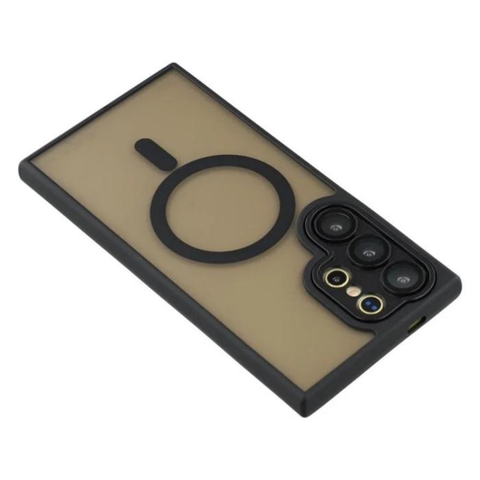 Bild 5, WANLONFENG Galaxy S26 Ultra Skal MagSafe Shockproof Svart