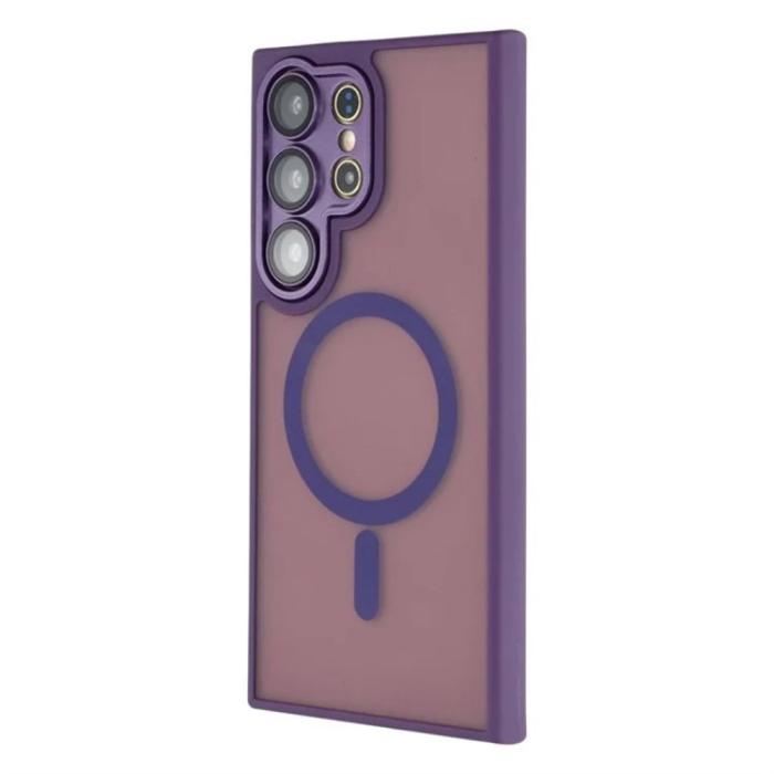 Bild 3, WANLONFENG Galaxy S26 Ultra Skal MagSafe Shockproof Lila