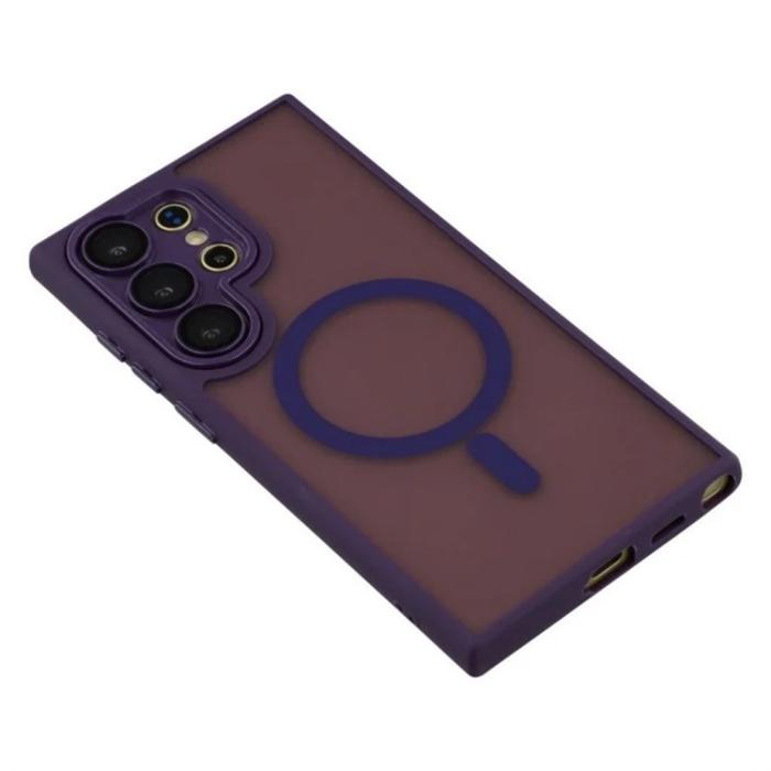 Bild 4, WANLONFENG Galaxy S26 Ultra Skal MagSafe Shockproof Lila