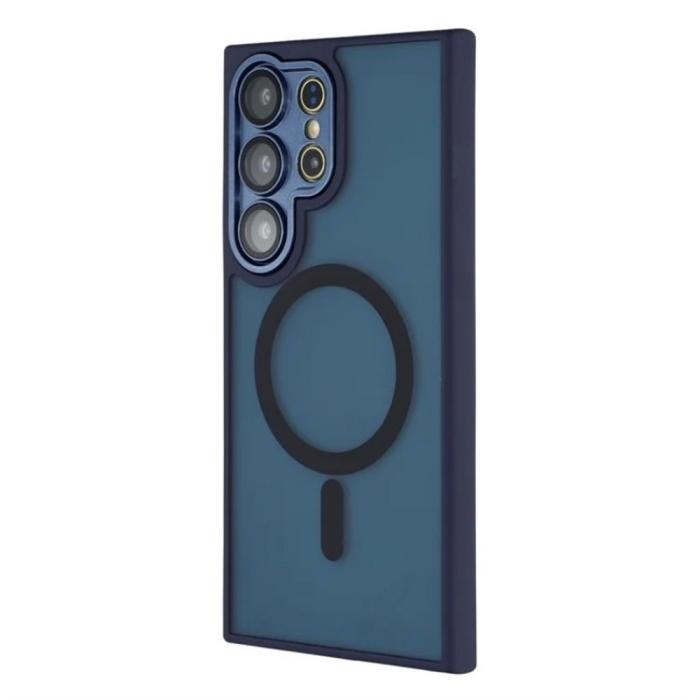 Bild 3, WANLONFENG Galaxy S26 Ultra Skal MagSafe Shockproof Blå
