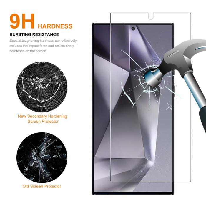 Bild 2, ENKAY Galaxy S26 Ultra 2-PACK Skärmskydd Härdat Glas