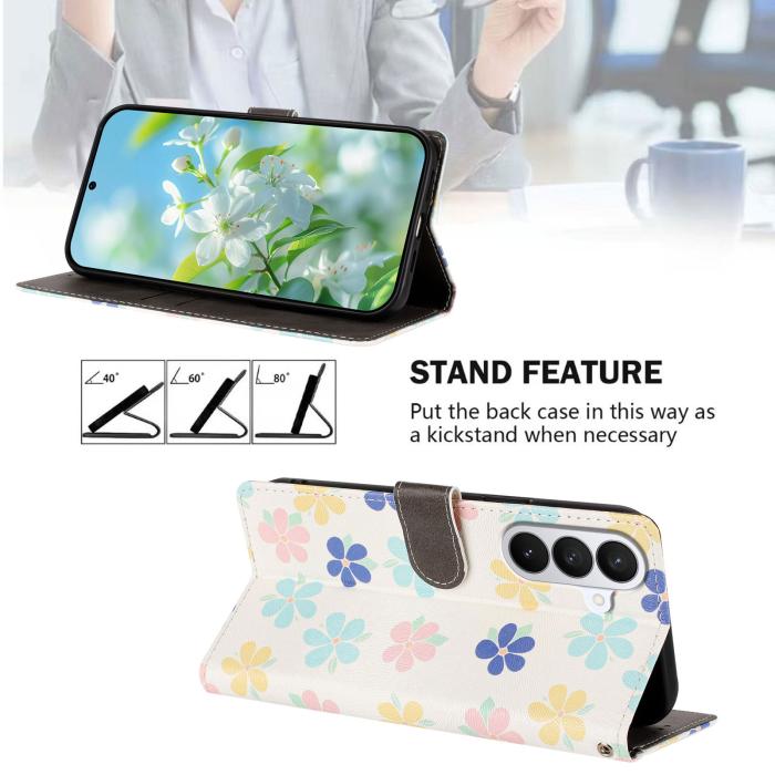 Bild 2, Samsung Galaxy S26 / S26 Pro Fodral Med Tryck Blommor