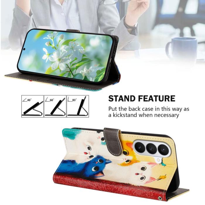 Bild 2, Samsung Galaxy S26 / S26 Pro Fodral Med Tryck Katter