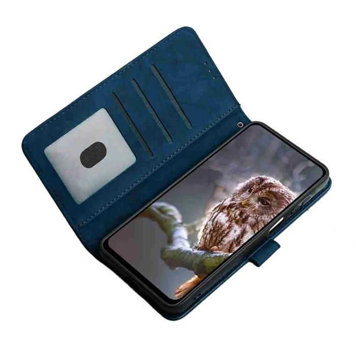 Bild 2, Samsung Galaxy S26 / S26 Pro Fodral Fjäril Tryck Blå