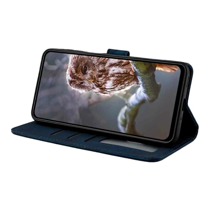 Bild 3, Samsung Galaxy S26 / S26 Pro Fodral Fjäril Tryck Blå