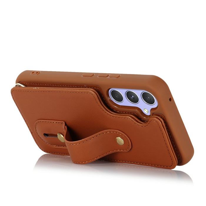 Bild 3, Samsung Galaxy S26/S26 Pro Skal Multifunktionellt Läder Brun