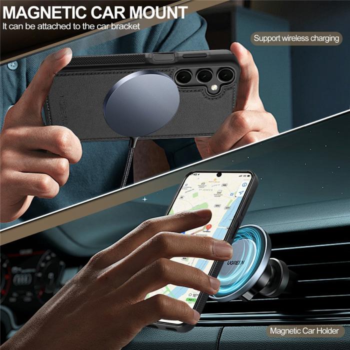 Bild 5, LC.IMEEKE Galaxy S26/S26 Pro Skal MagSafe Avtagbart Kortfack