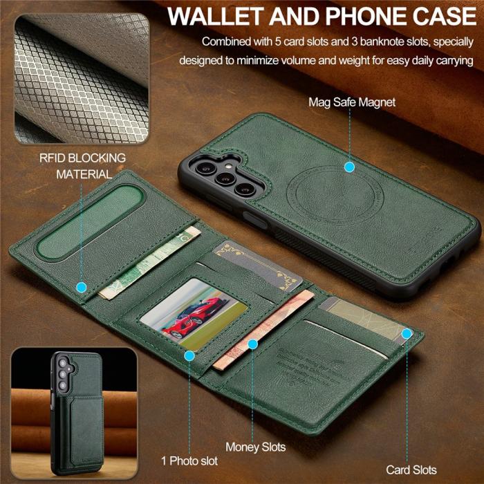 Bild 4, LC.IMEEKE Galaxy S26/S26 Pro Skal MagSafe Avtagbart Kortfack