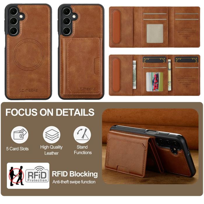 Bild 6, LC.IMEEKE Galaxy S26/S26 Pro Skal MagSafe Avtagbart Kortfack