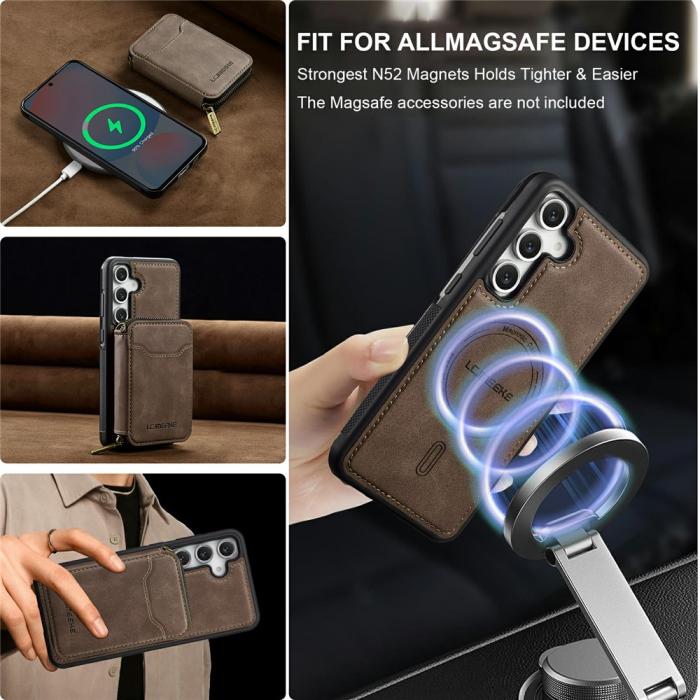 Bild 5, LC.IMEEKE Galaxy S26 / S26 Pro Skal Avtagbar Korthållare