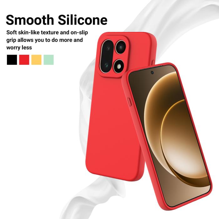 Bild 3, OnePlus 15 Skal Liquid Silikon Röd