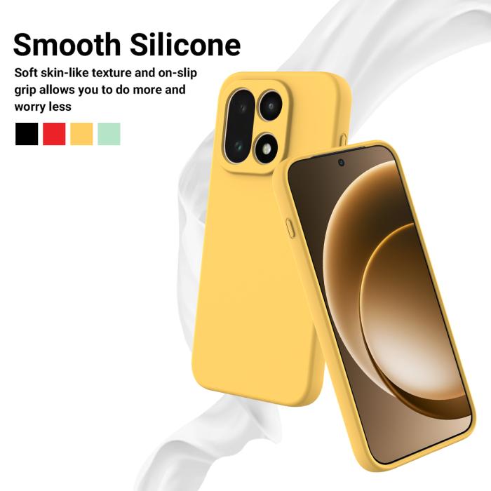 Bild 3, OnePlus 15 Skal Liquid Silikon Gul