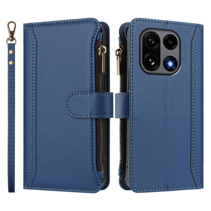 Bild 3, OnePlus 15 Fodral Multifunktionellt Läder Blå