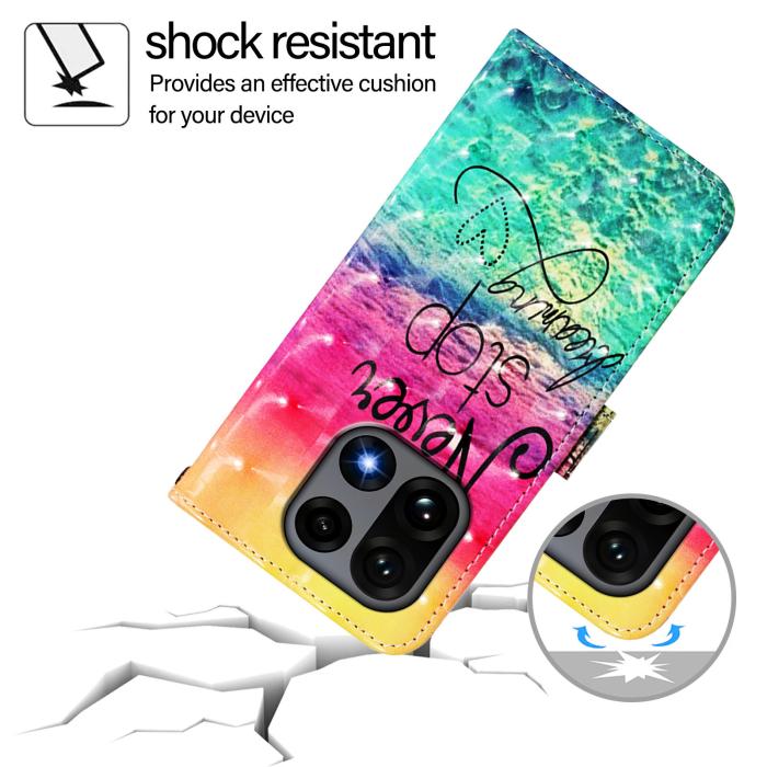 Bild 6, OnePlus 15 Fodral Med Tryck Never Stop Dreaming