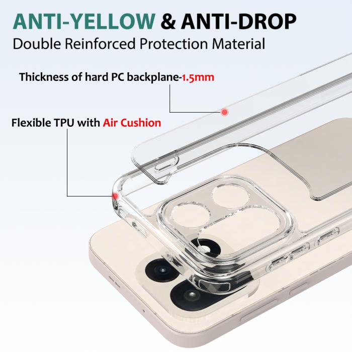 Bild 4, OnePlus 15 Skal Shockproof Hybrid Transparent