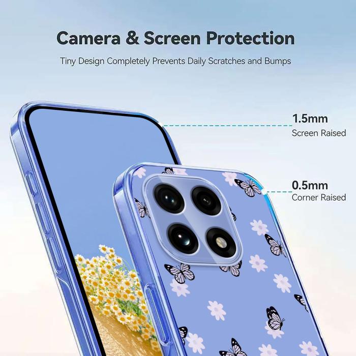 Bild 4, OnePlus 15 Skal TPU Med Tryck Fjärilar / Blommor