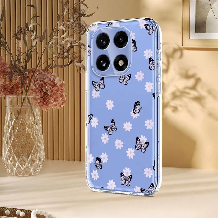 Bild 5, OnePlus 15 Skal TPU Med Tryck Fjärilar / Blommor