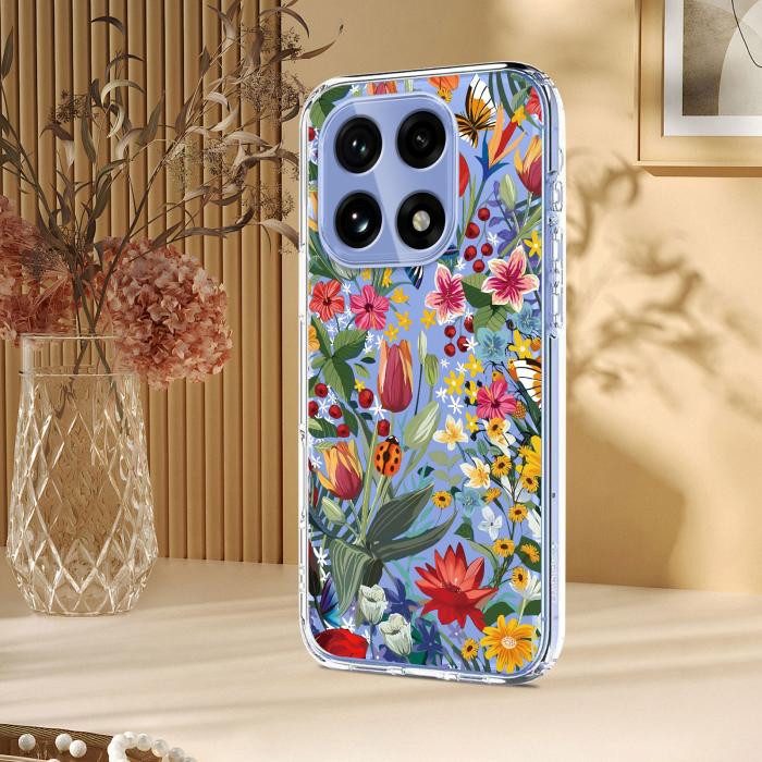 Bild 5, OnePlus 15 Skal TPU Med Tryck Blommor