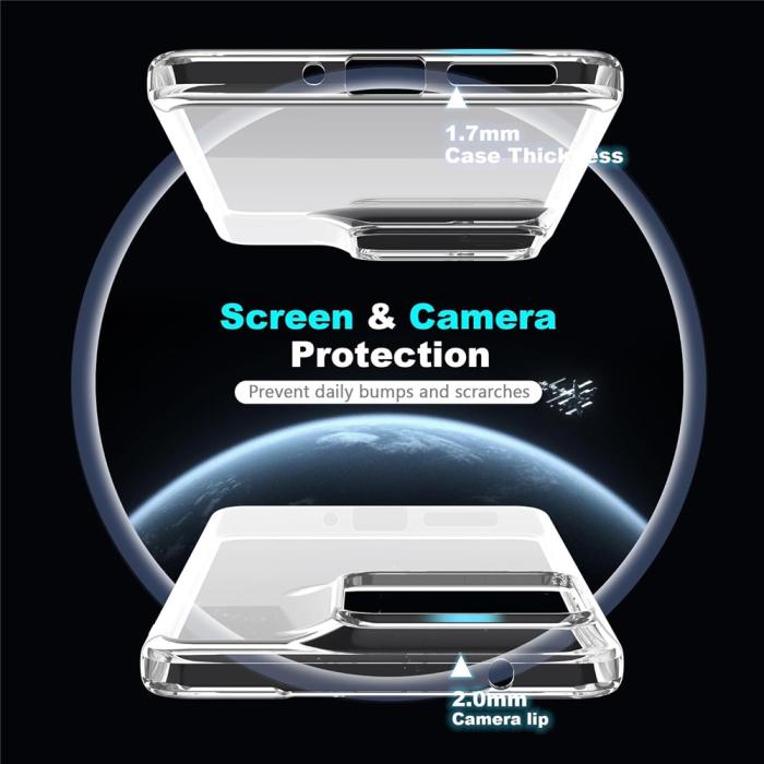 Bild 3, Motorola Edge 70 Skal TPU Inkl. Skärmskydd Härdat Glas