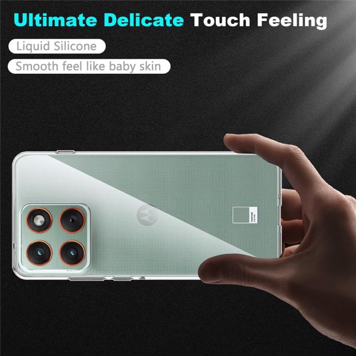 Bild 5, Motorola Edge 70 Skal TPU Inkl. Skärmskydd Härdat Glas