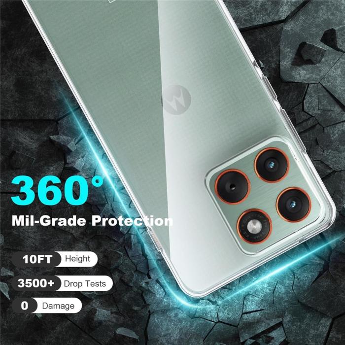 Bild 6, Motorola Edge 70 Skal TPU Inkl. Skärmskydd Härdat Glas