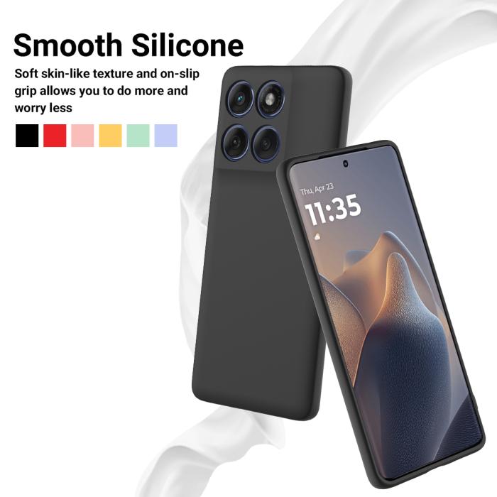 Bild 3, Motorola Edge 70 Skal Liquid Silikon Svart