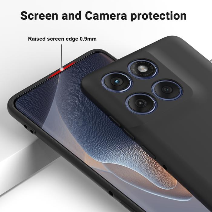 Bild 4, Motorola Edge 70 Skal Liquid Silikon Svart