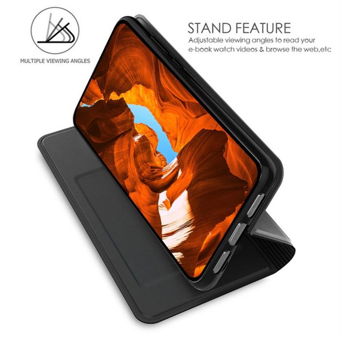 Bild 2, Motorola Edge 70 Fodral Flip Läder Svart